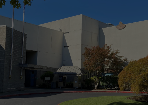 Exterior of the Multnomah County Inverness Jail.