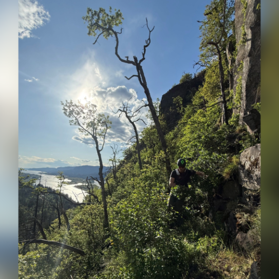 The Green Hornets extract lost hiker from Columbia River Gorge.