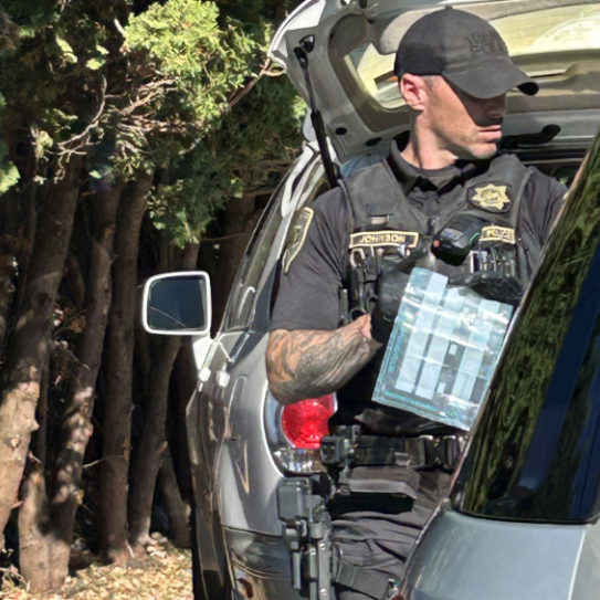 Transit Police with a subject during a mission