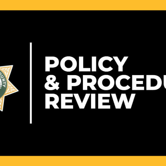 MCSO policy review 
