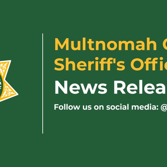 MCSO News Release Announcement Default Image