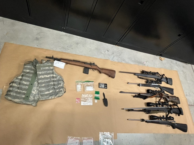 The Multnomah County Sheriff’s Office (MCSO) and East Metro SWAT Team have arrested two people and seized six firearms, body armor, cocaine, methamphetamine, and drug manufacturing materials from a Gresham home.