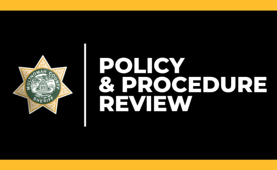 MCSO policy review 