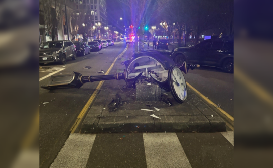 Transit Police crash photo December 11, 2025