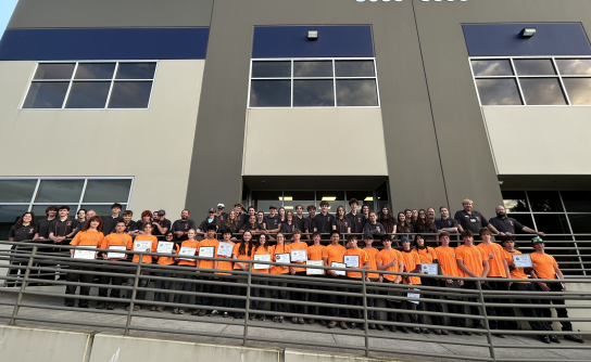 The Multnomah County Sheriff’s Office (MCSO) Search and Rescue volunteers stand together for a group picture, marking the start of their critical role within our local public safety system.  